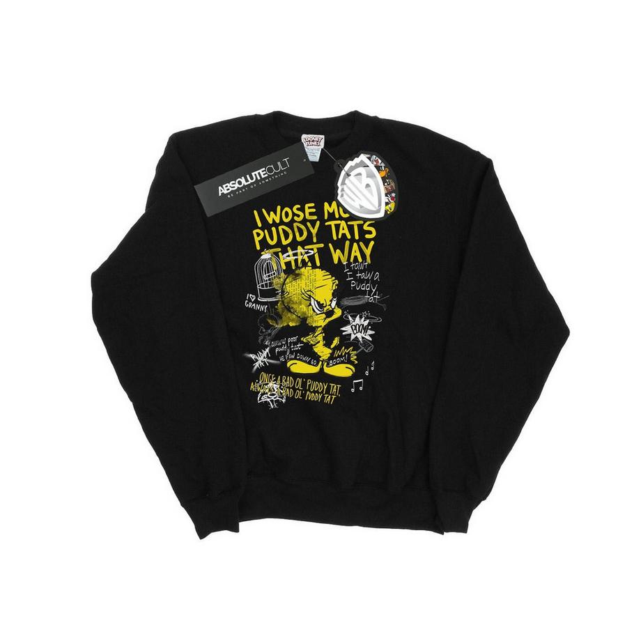 LOONEY TUNES Tweety Pie More Puddy Tats Sweatshirt  