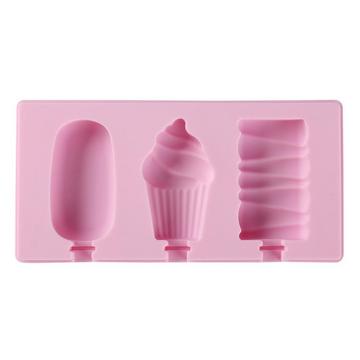 Moule à glace en silicone - Rose