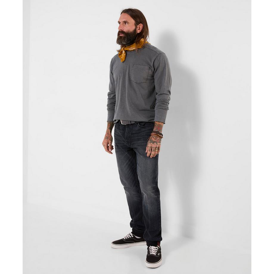 Joe Browns Sweat Col Rond Manches Longues avec Poche Poitrine  