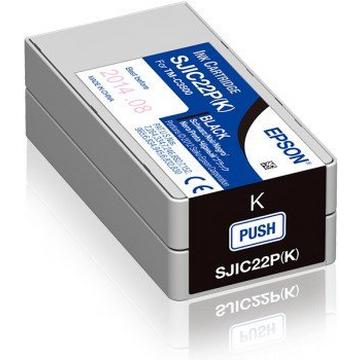 SJIC22P(K): Ink cartridge for ColorWorks C3500 (Black)