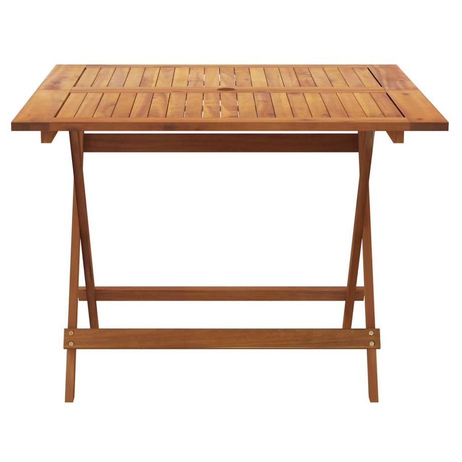 VidaXL Table de jardin bois d'acacia  