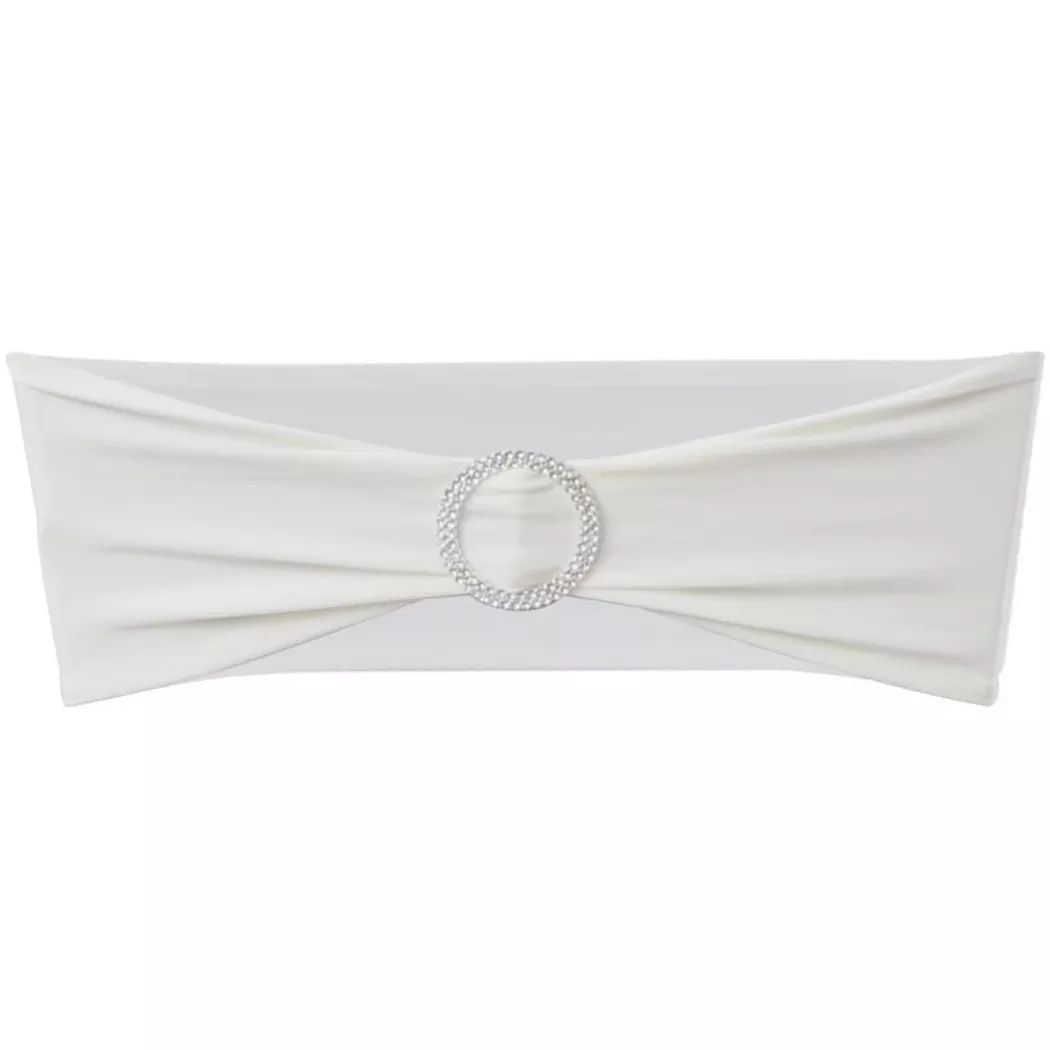 VidaXL - Hochzeit stuhlschleifen gewebe, One Size, Light Beige
