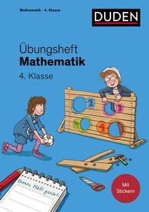 Übungsheft Mathematik - 4. Klasse Wagner, Kim; Leuchtenberg, Stefan (Illustrationen) Couverture rigide 