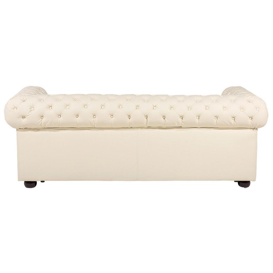 Beliani Canapé 3 places en Cuir Glamour CHESTERFIELD  