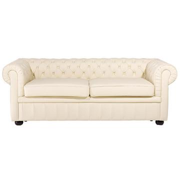 Canapé 3 places en Cuir Glamour CHESTERFIELD