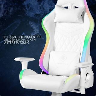 DELTACO GAMING  Chaise de jeu Deltaco avec éclairage LED 