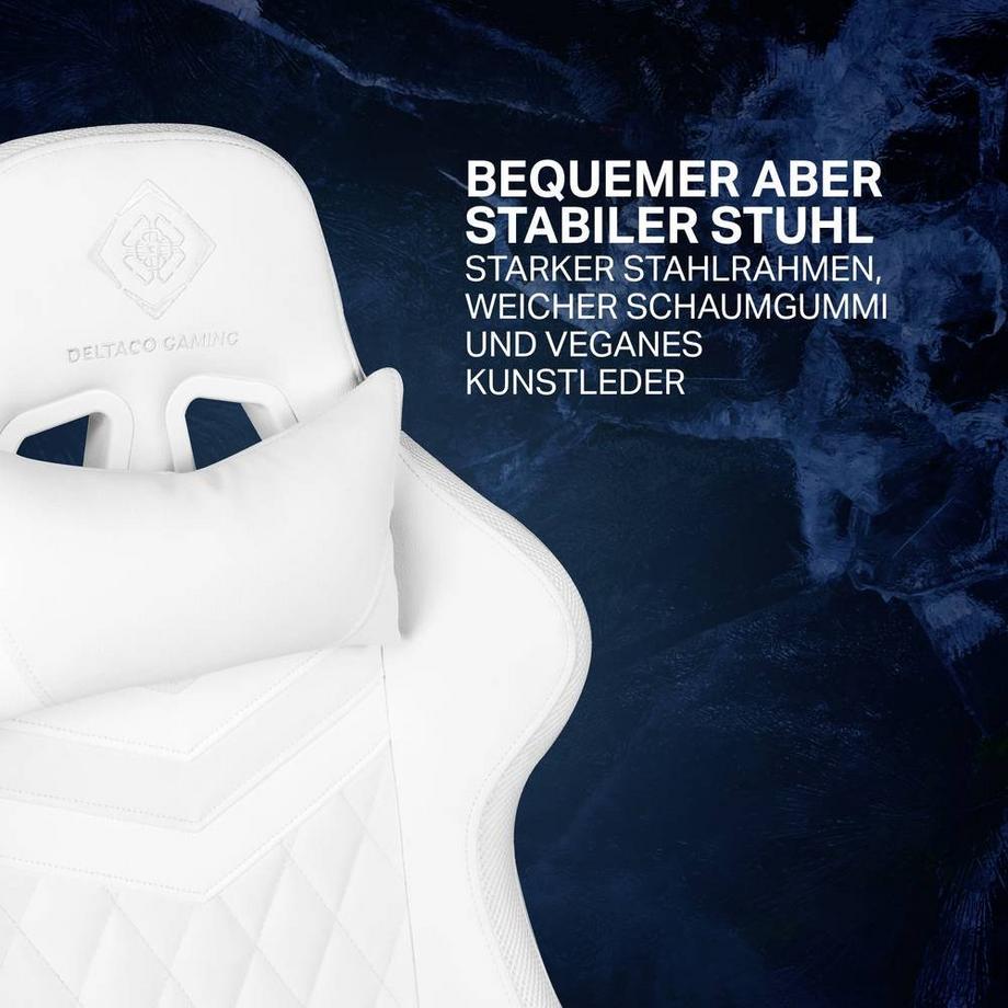 DELTACO GAMING  Deltaco Gaming Stuhl mit LED Beleuchtung 