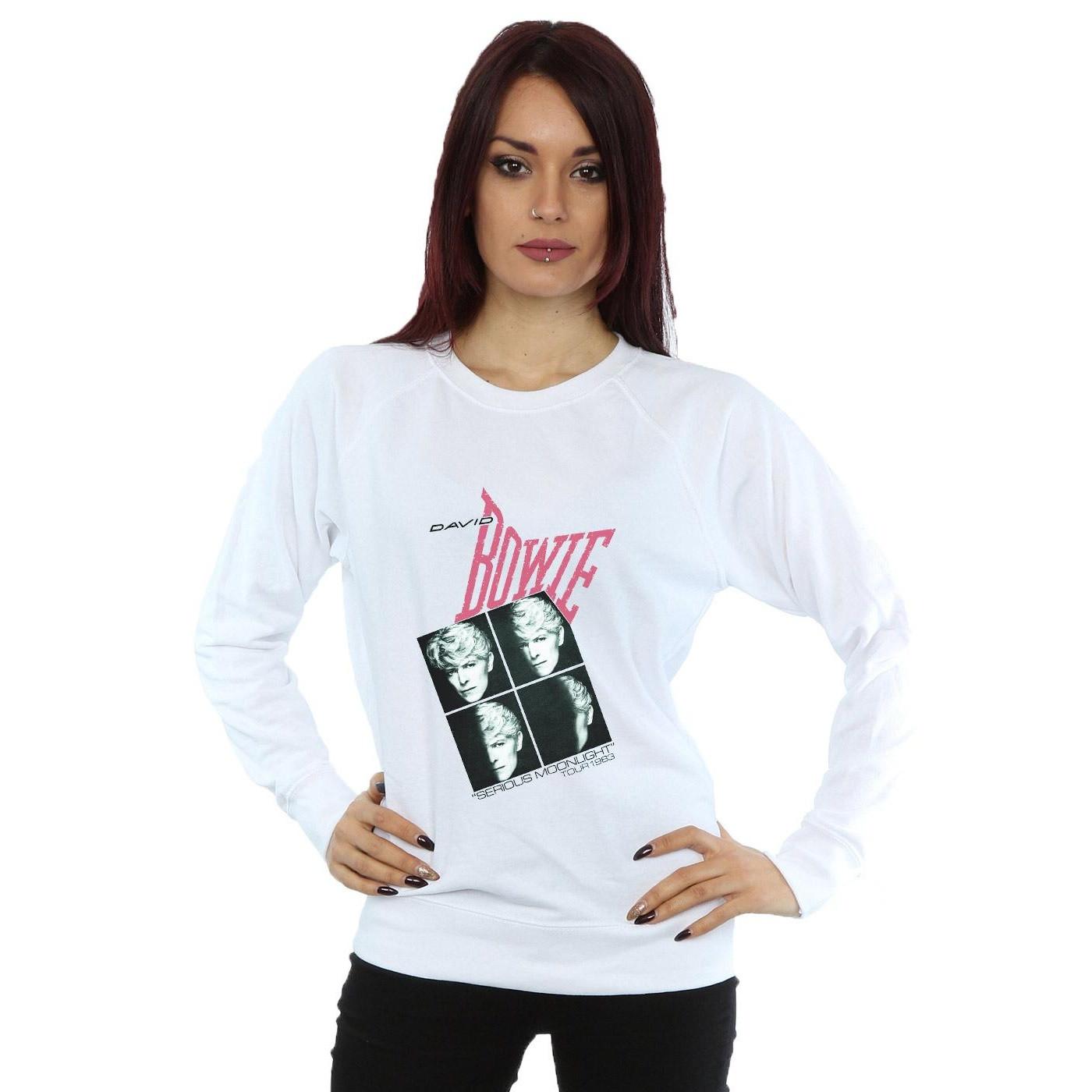 David Bowie Serious Moonlight Tour 83 Sweatshirt  