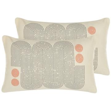 Lot de 2 coussins en Polyester Moderne TIARELLA