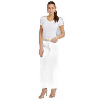 GUESS Mini Triangle V-Ausschnitt T-Shirt  