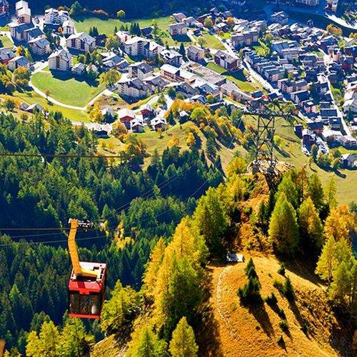 Geschenkidee  Auszeit in Leukerbad inkl. Frühstück und Gondelfahrt (für 2 Personen) 