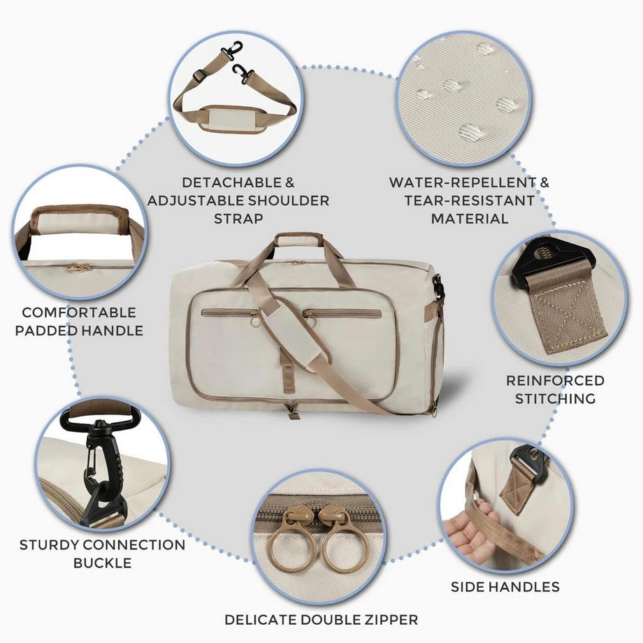 Only-bags.store Borsone pieghevole con grande capacità  