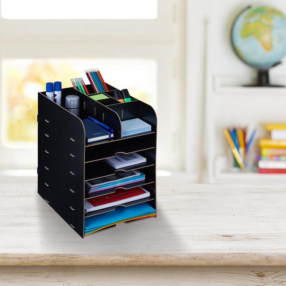 B2X Organiseur de bureau avec compartiment de rangement  