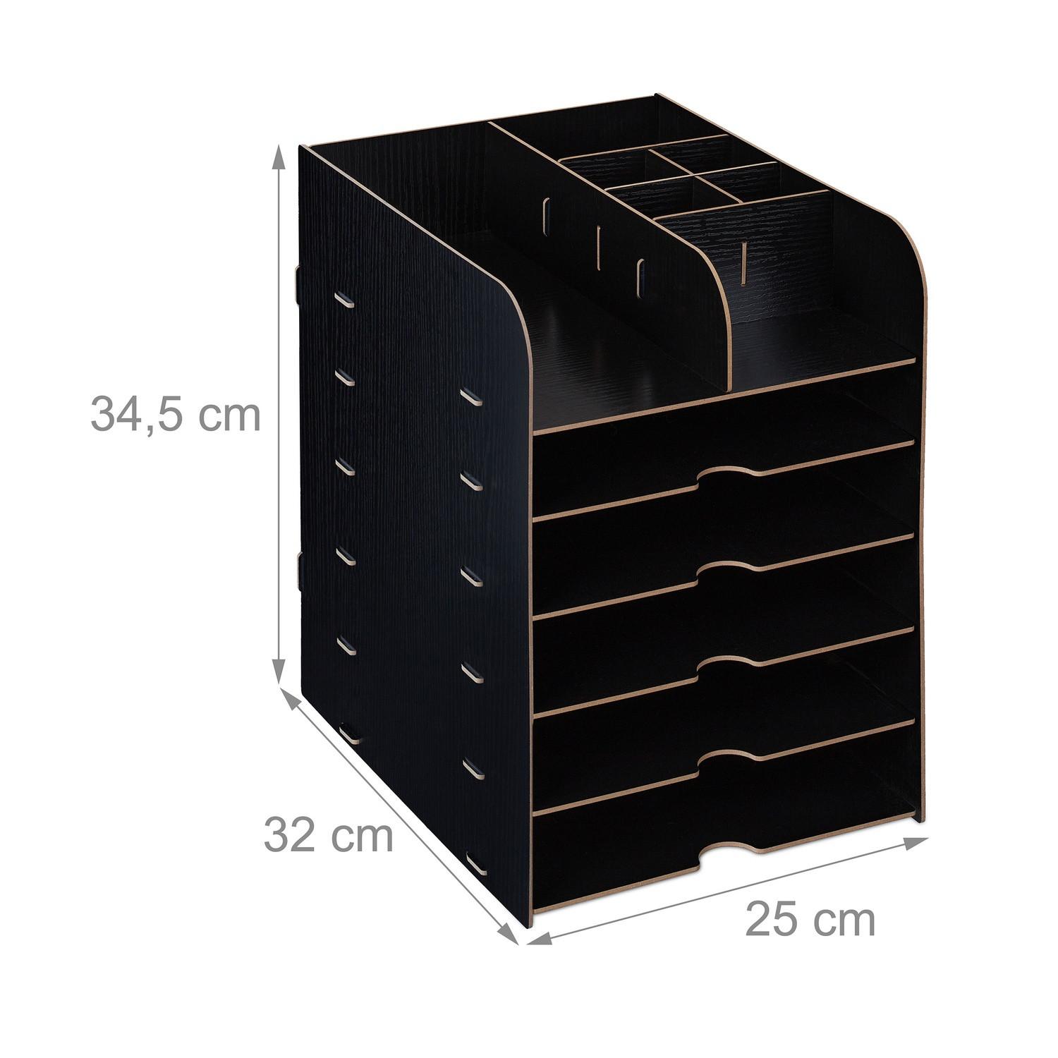 B2X Organisateur de bureau avec compartiment de rangement  