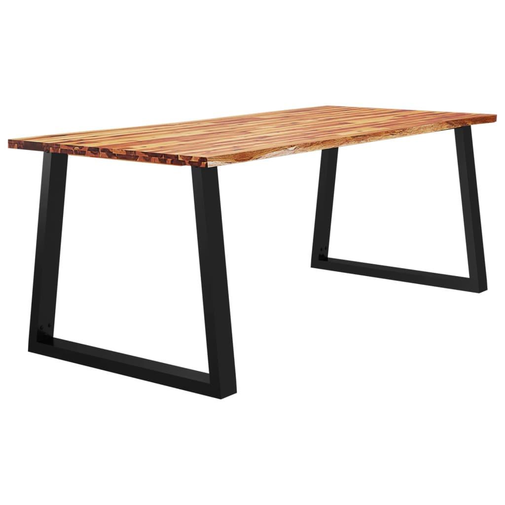 VidaXL Table à manger bois d'acacia  