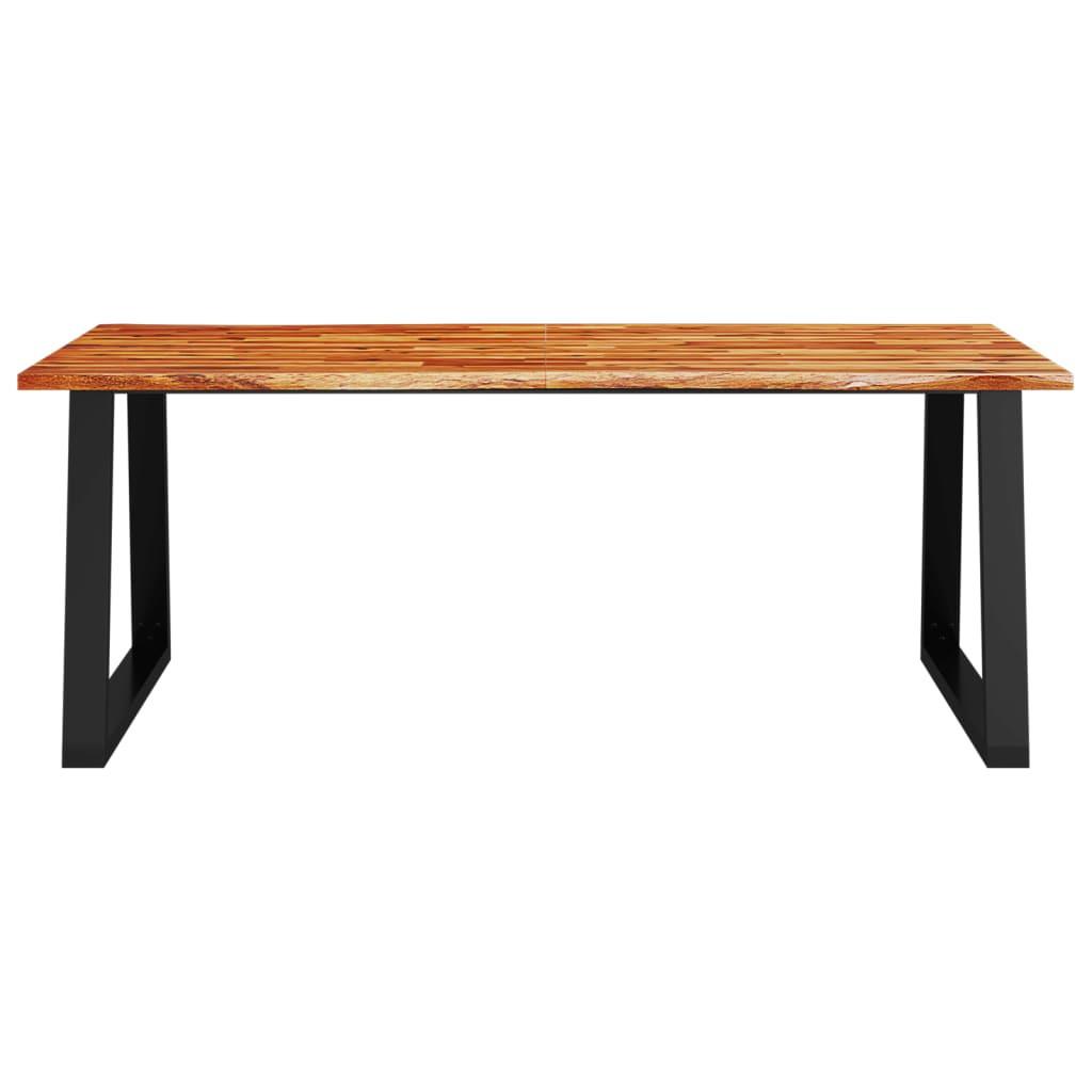 VidaXL Table à manger bois d'acacia  