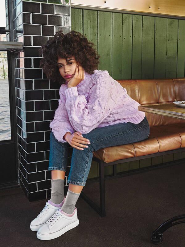 Burlington Chaussettes Frottee Argyle  