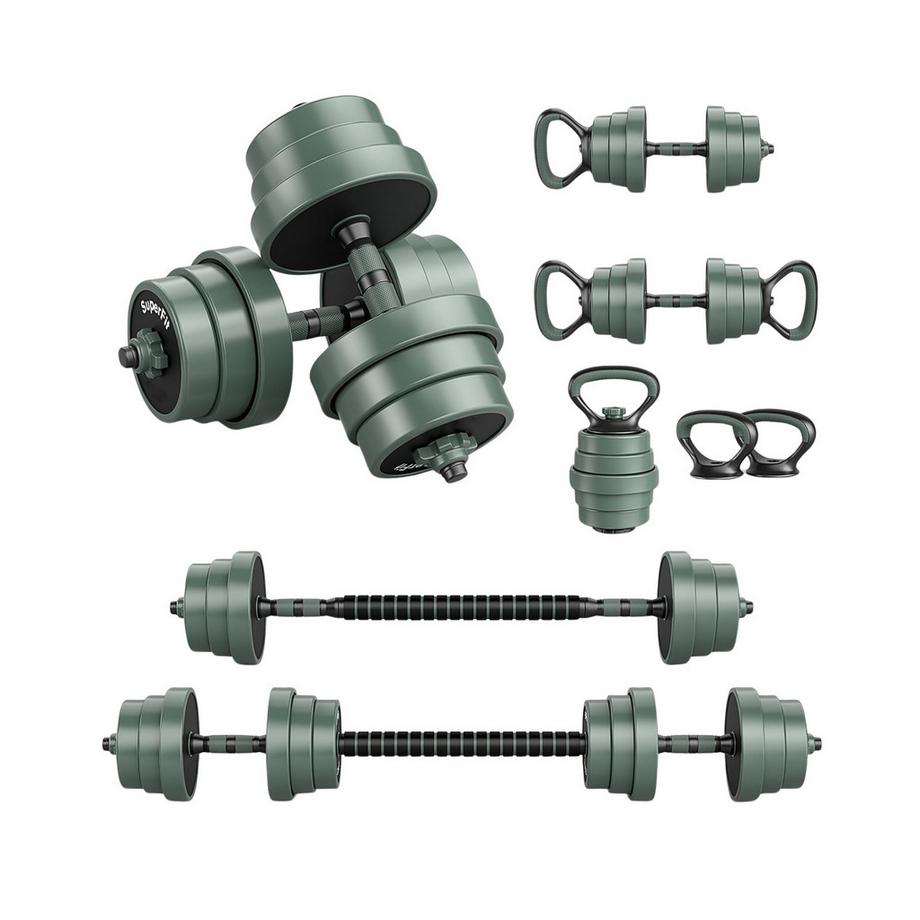 Set di manubri regolabili 4 in 1