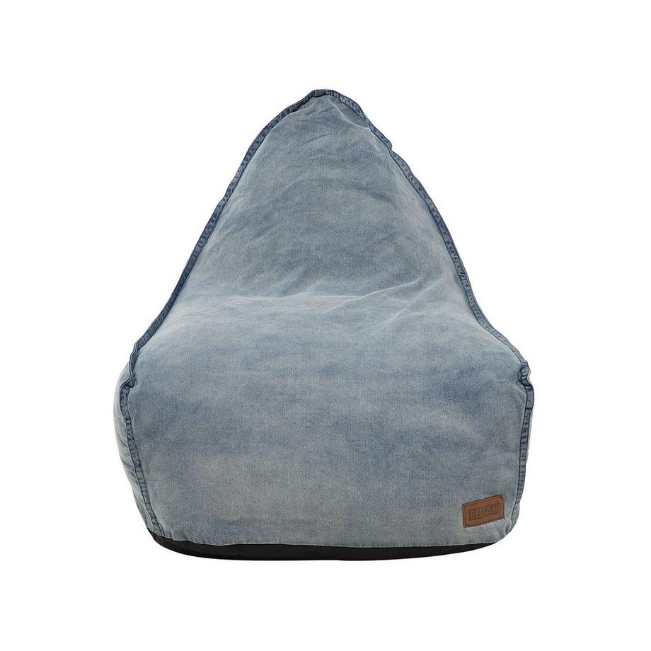 Beliani Pouf poire en Tissu Moderne DROP  