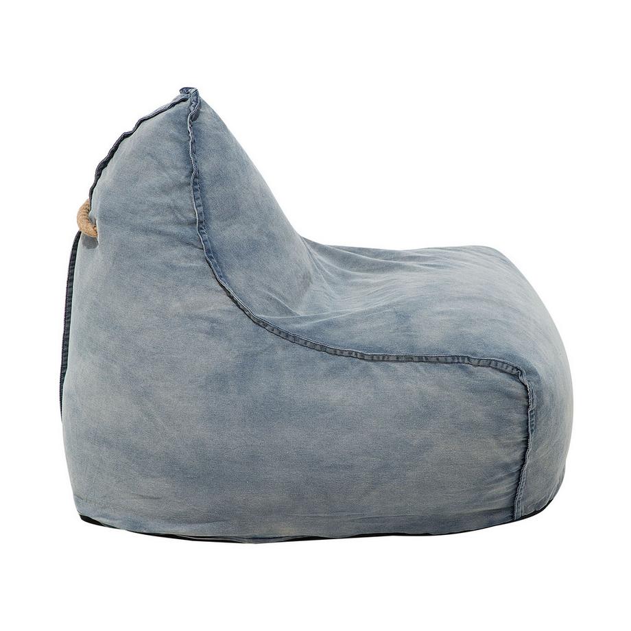 Beliani Pouf poire en Tissu Moderne DROP  