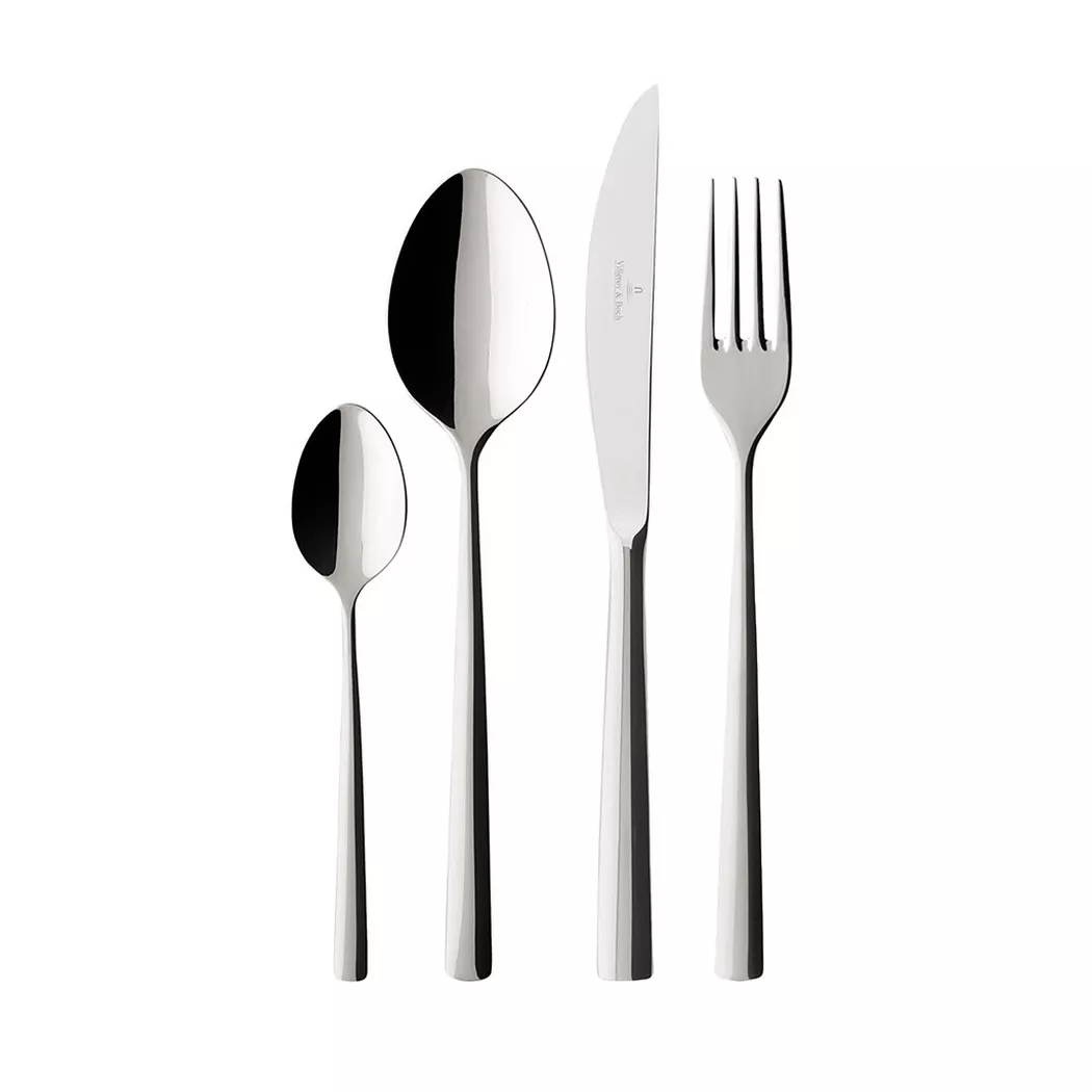 Villeroy & Boch Besteck-Set "Tafelbesteck Piemont 24er Set silber"