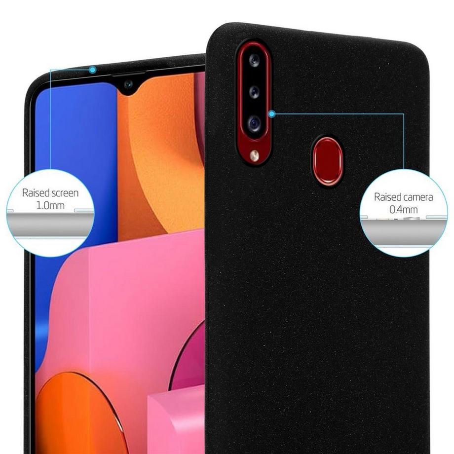 Cadorabo  Hülle für Samsung Galaxy A20s TPU Silikon Frosted 