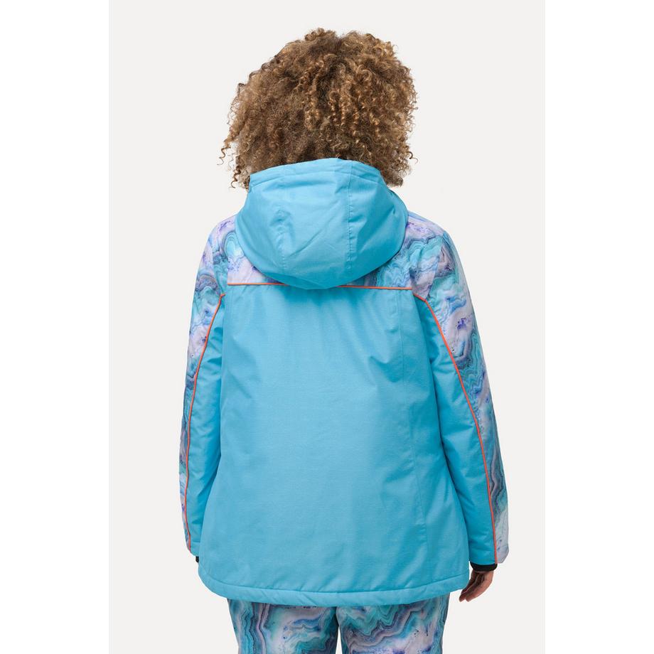 Ulla Popken Performance Jacke Kapuze Wasserdicht 2 Wege Zipper  