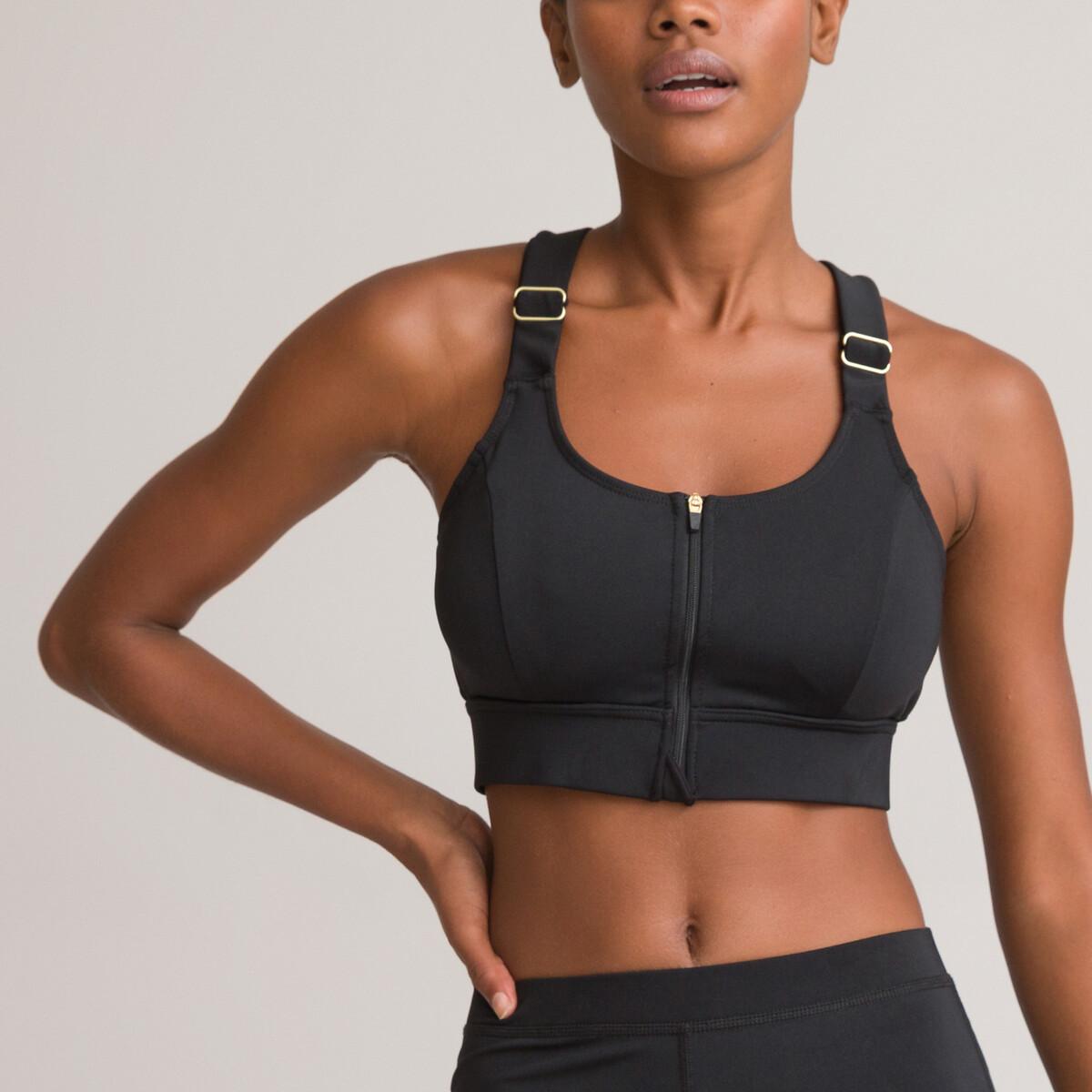 La Redoute Collections  Brassière de sport zippée 