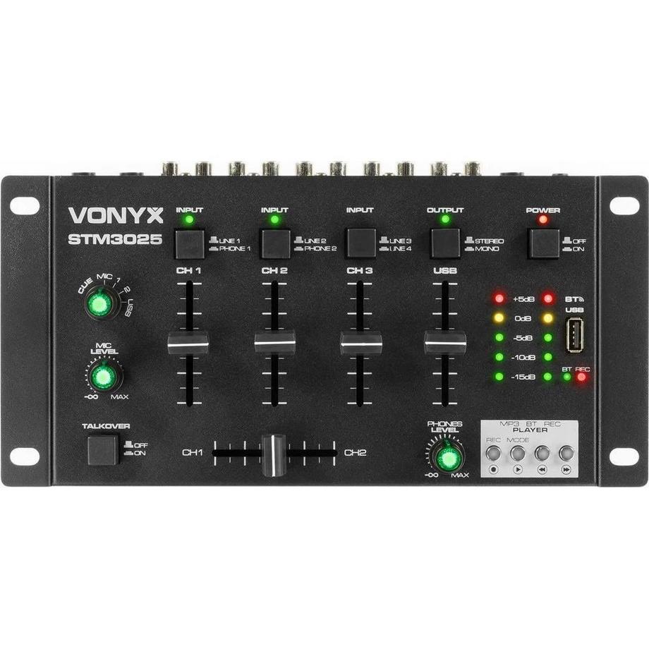 Vonyx  STM-3025, 4-Kanal DJ-Mischpult 