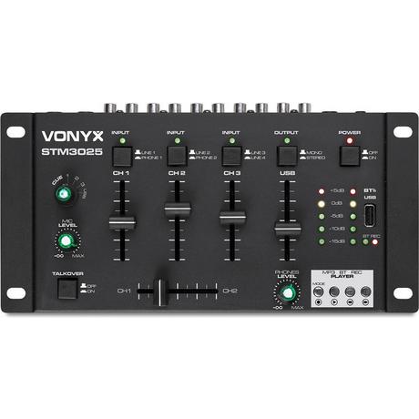 Vonyx  STM-3025, 4-Kanal DJ-Mischpult 