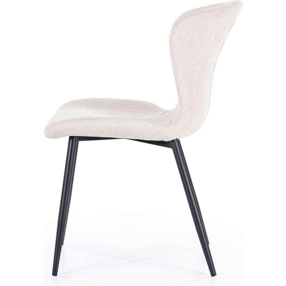 mutoni Sedia da pranzo Spinner beige  