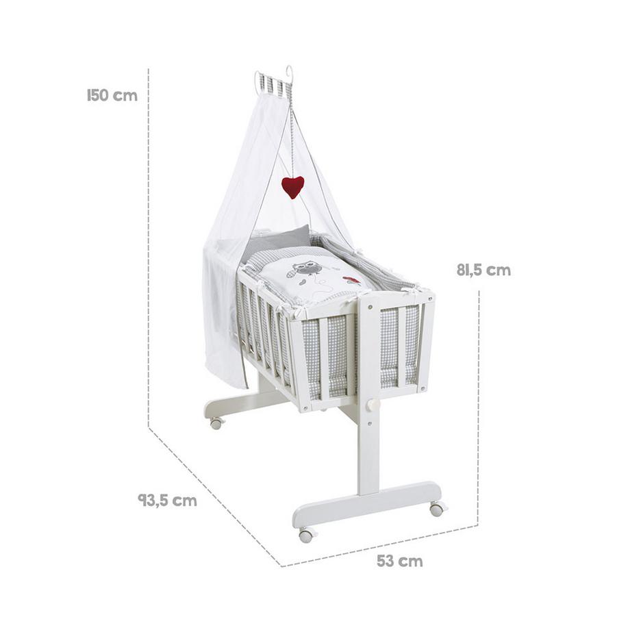 roba  Komplettwiegeset Adam & Eule weiss 