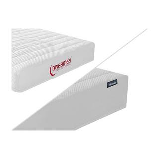 Vente-unique Relaxbett elektrisch - Matratzen mit oberem Teil aus Latex - 2 x 80 x 200 cm - Weiß - ETHER von DREAMEA  