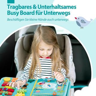 Activity-board  Busy Board 9 in 1 toddler toy - activity board baby toy 