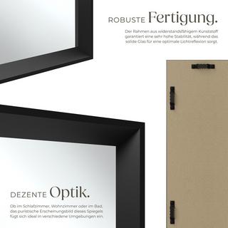 Tectake Miroir mural rectangulaire ELINA 40,6 x 3,8 x 50,8 cm  