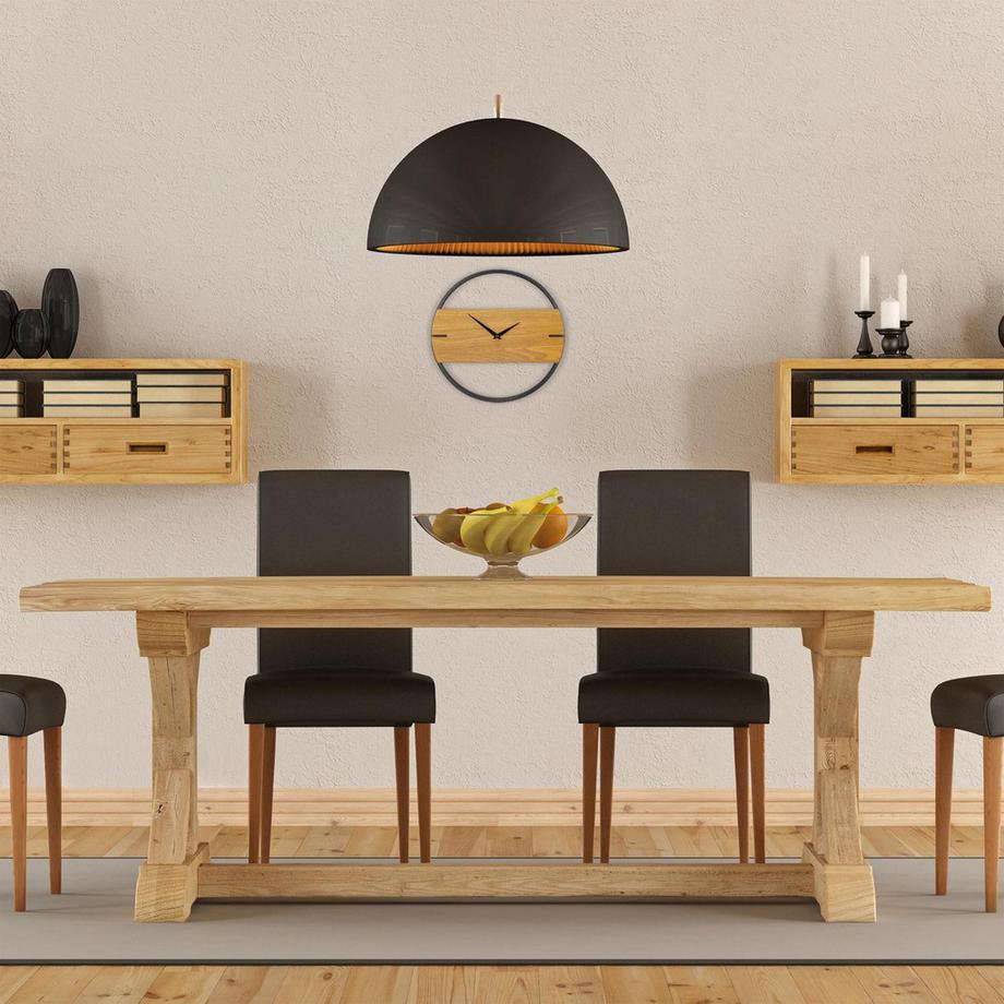 B2X Wanduhr Holzdesign  