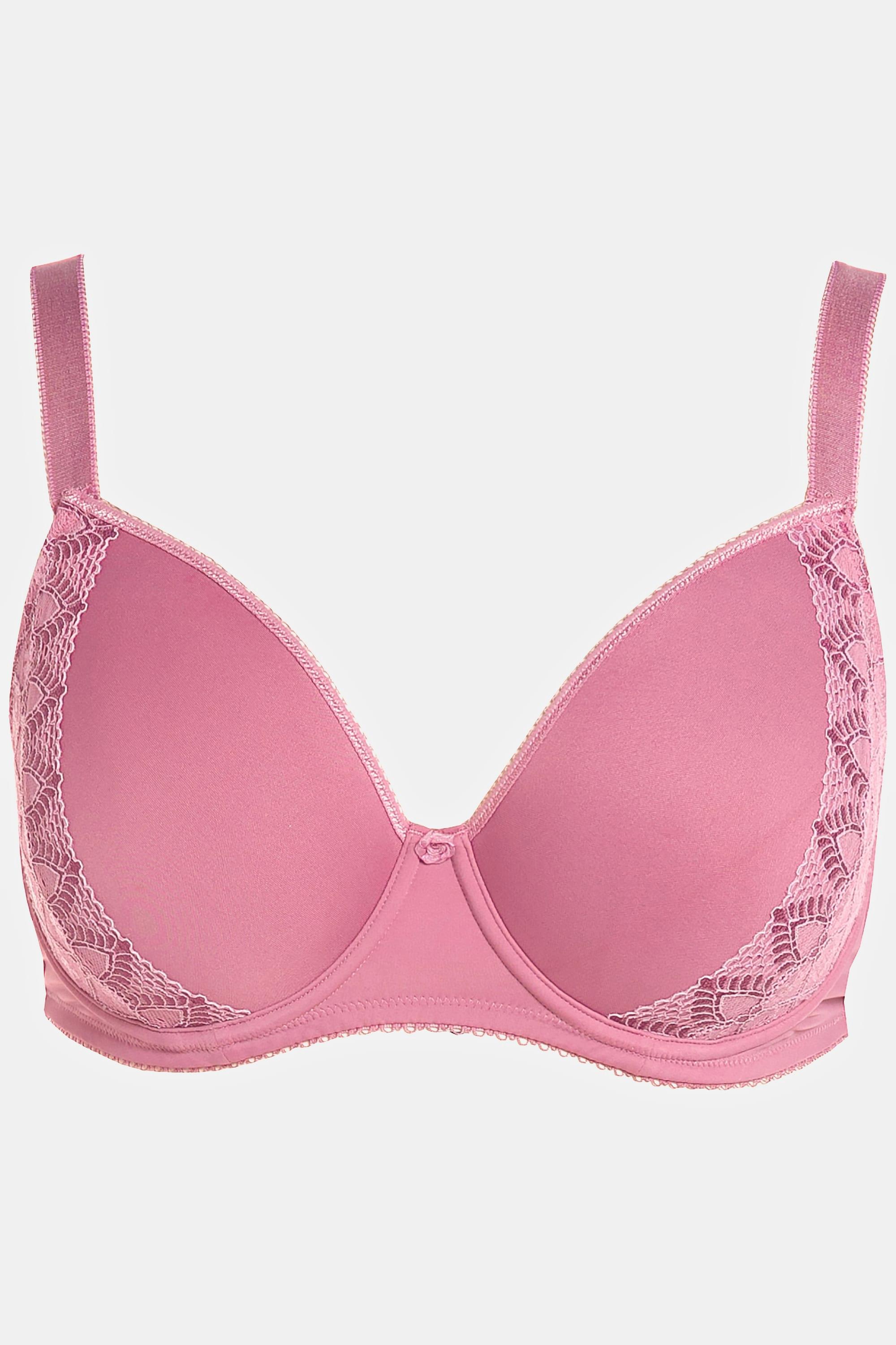 Ulla Popken  Reggiseno modello Zoe con ferretto, coppe di Spacer e lati di pizzo 