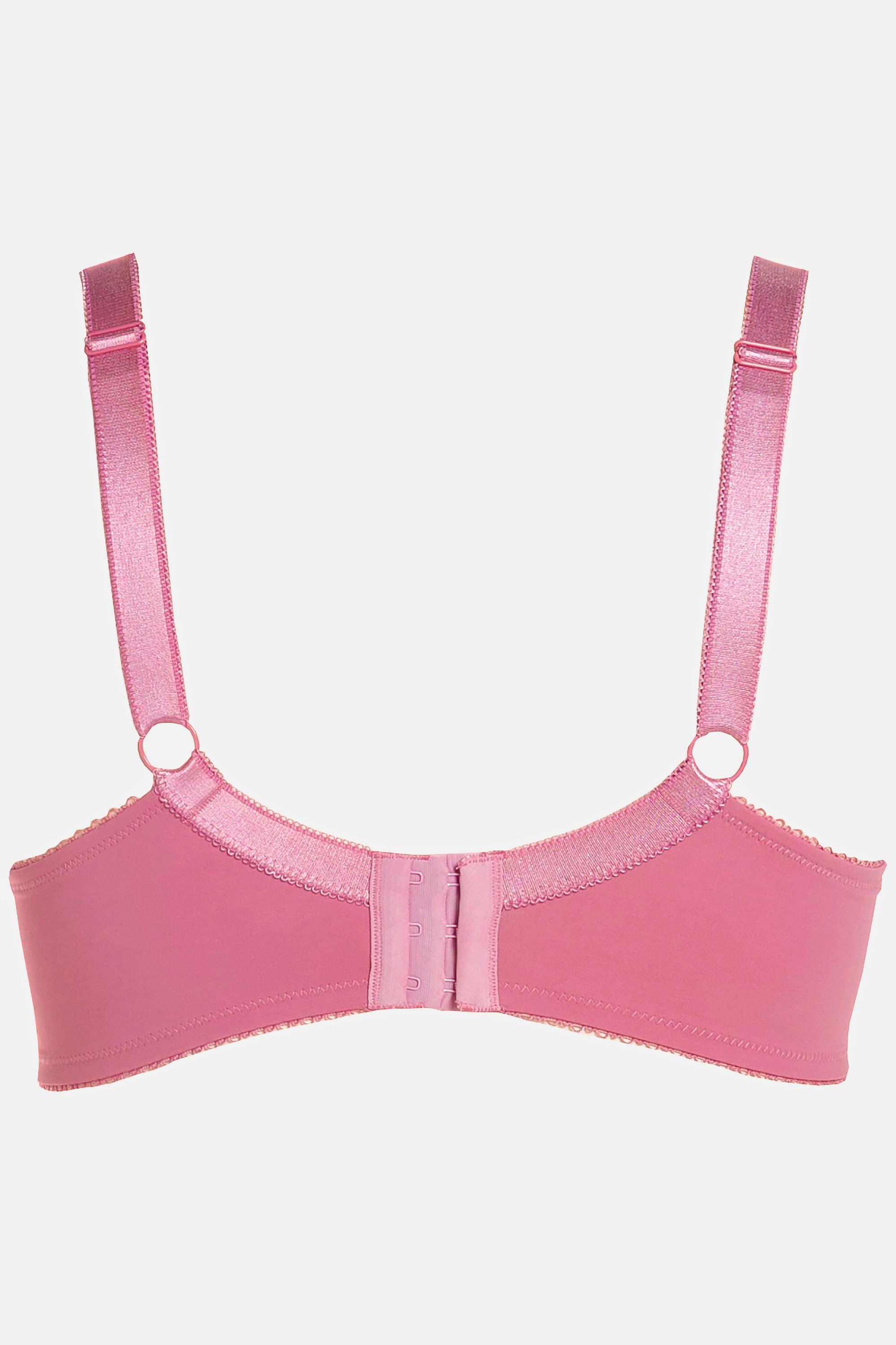 Ulla Popken  Reggiseno modello Zoe con ferretto, coppe di Spacer e lati di pizzo 