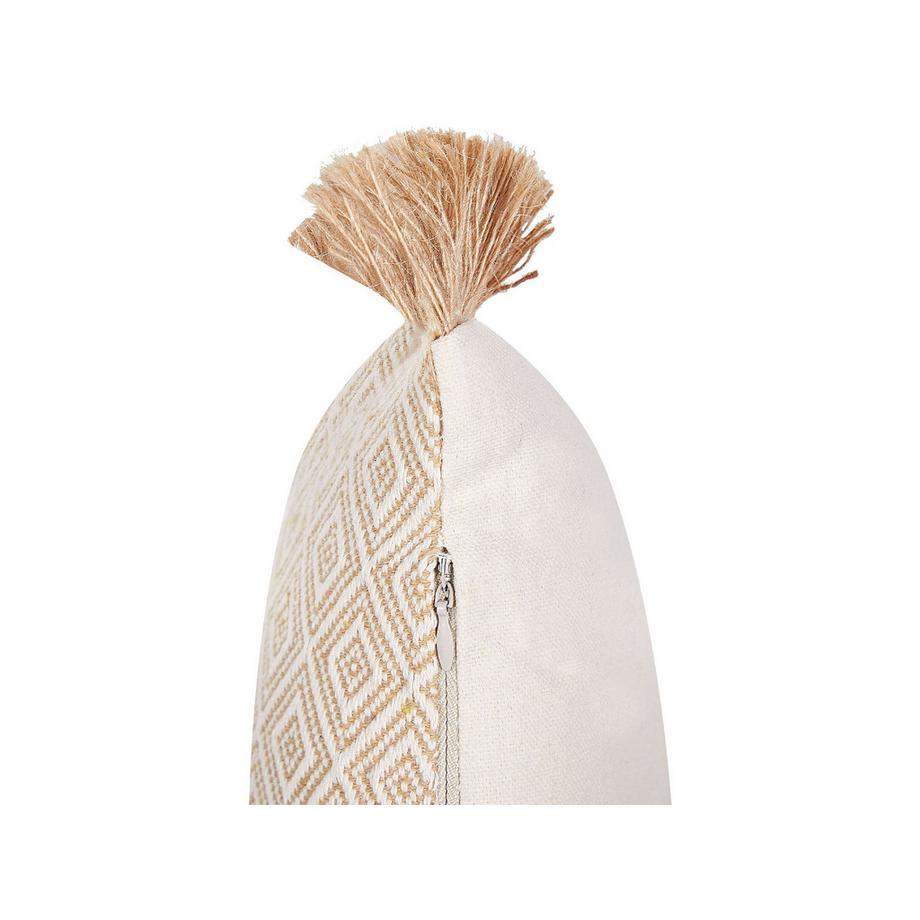 Beliani Lot de 2 coussins décoratifs en Polyester Boho BOATH  