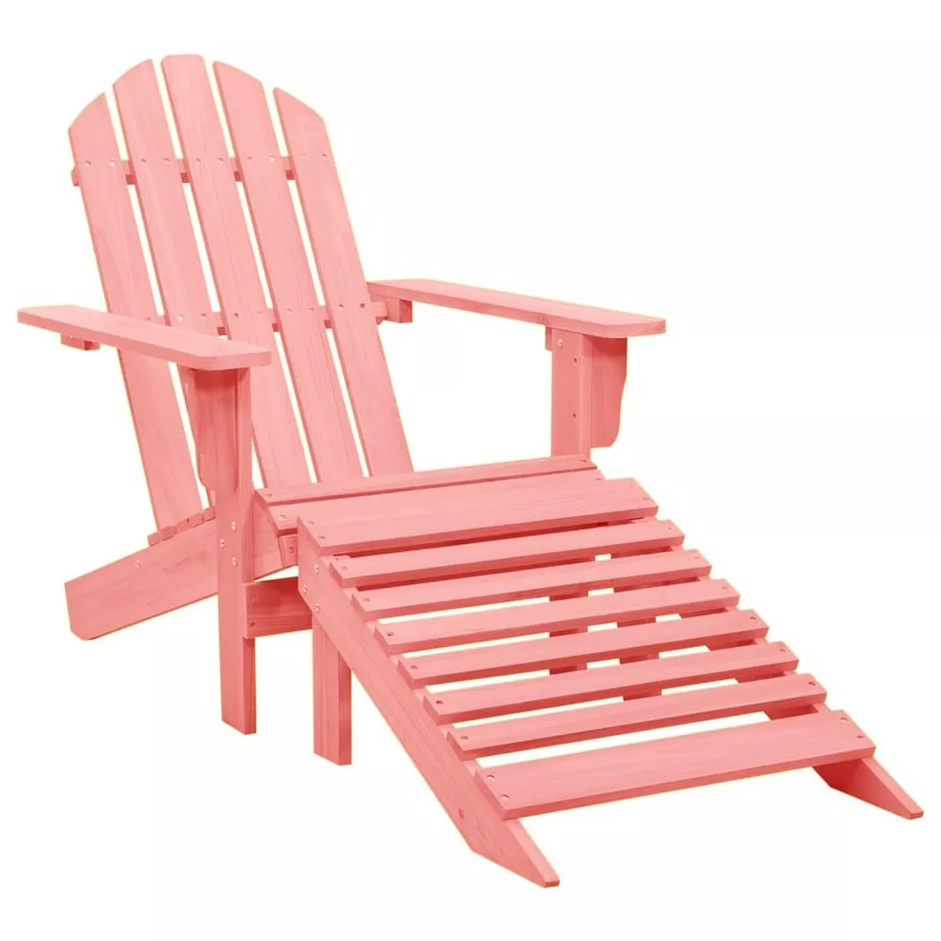 VidaXL - Gartenstuhl holz, One Size, Pink