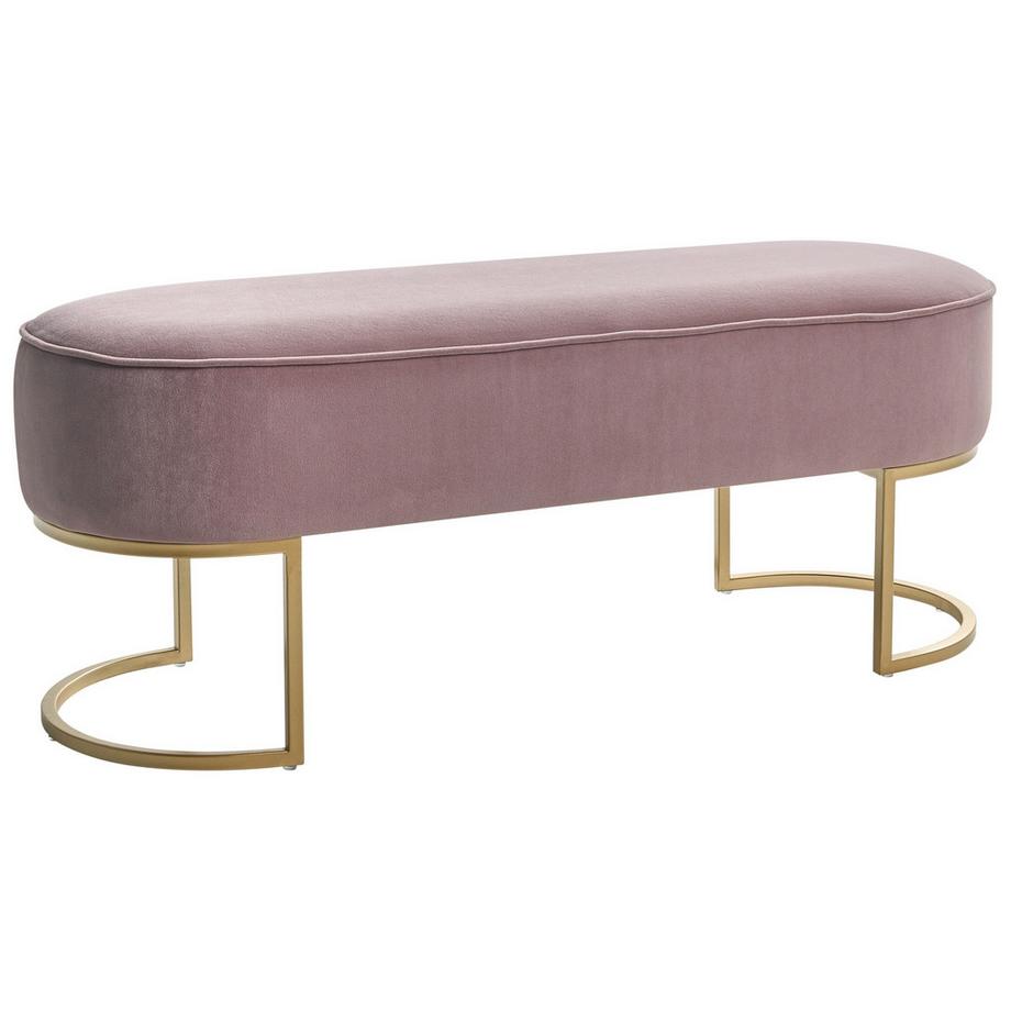 Banc rembourré en Velours Glamour MILRY