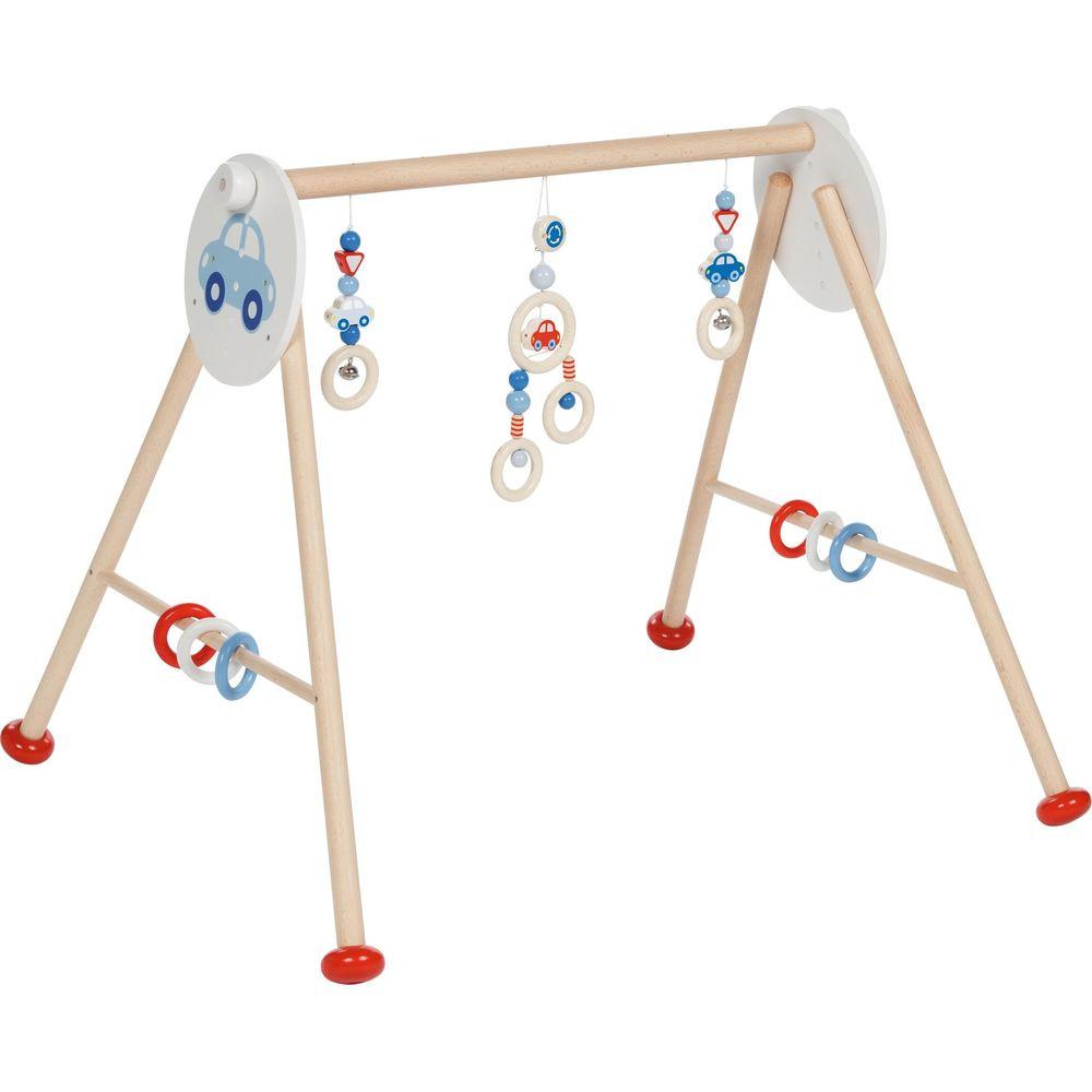 goki  Goki 65200 palestra per bambino e tappeto di gioco Metallo, Plastica, Legno Multicolore Palestrina a tappeto per bambino 