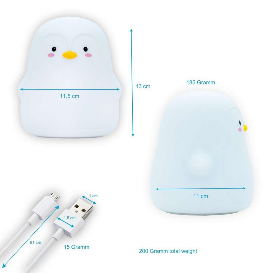 Intirilife Veilleuse Pour Enfants Avec 7 Couleurs  