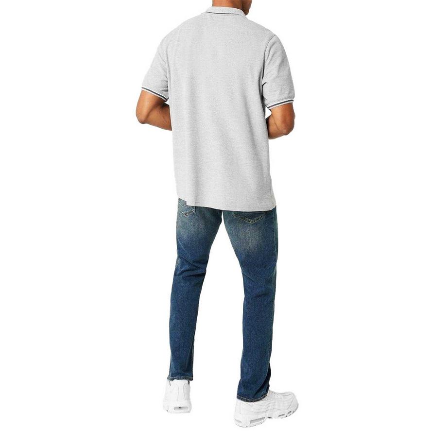 Slazenger  Polo Motiftyle Rayure Contrastée Sur Bord 