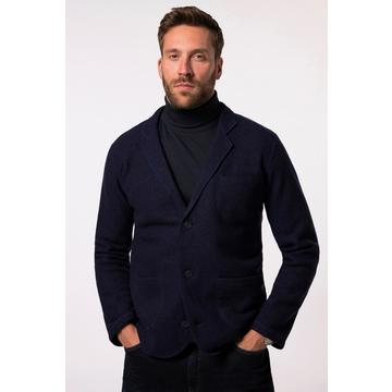 Veste en maille col à revers, laine - jusqu'au 7&nbsp;XL