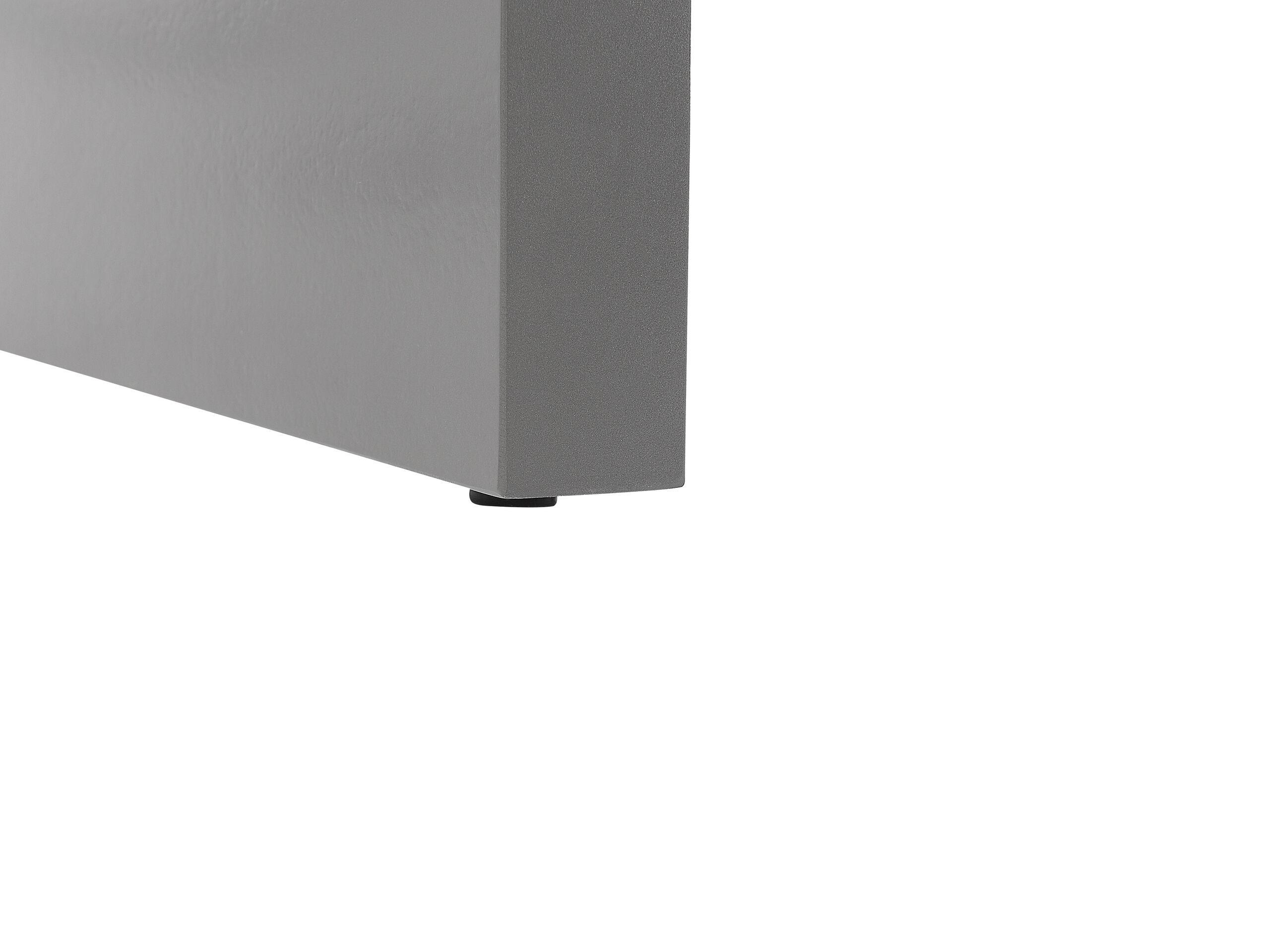 Beliani Garten-Essgruppe für 6 Personen aus Faserzement Industriell TARANTO  