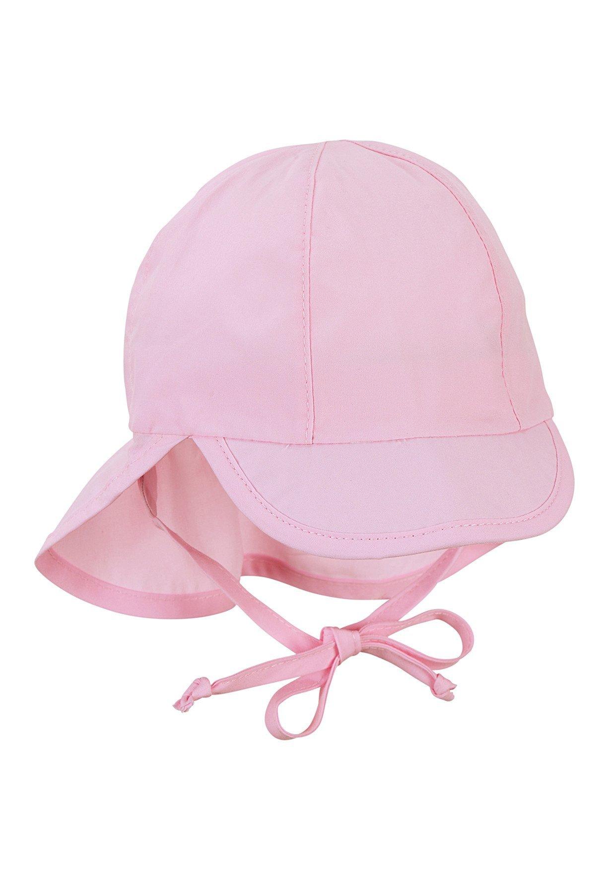 Sterntaler  Baby Schirmmütze mit Nackenschutz uni rosa UV50+ 