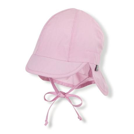 Sterntaler  Baby Schirmmütze mit Nackenschutz uni rosa UV50+ 