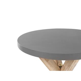 Beliani Gartentisch Set aus Faserzement Industriell OLBIA  