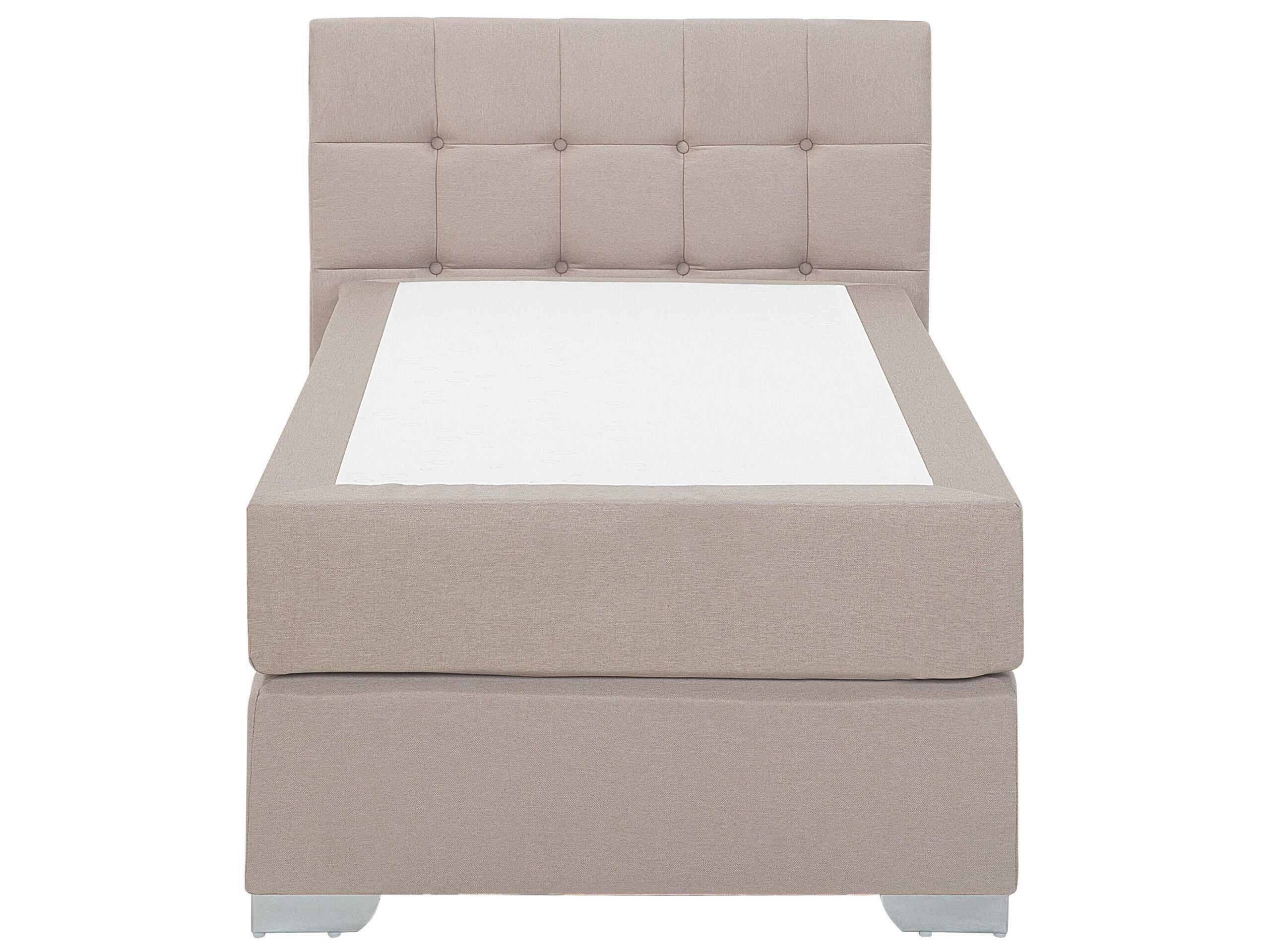 Beliani Lit Boxspring en Polyester Moderne ADMIRAL  